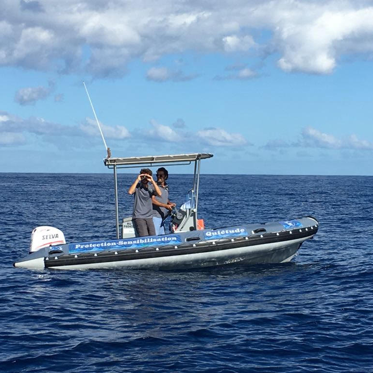 Bateau Quiétude en mer